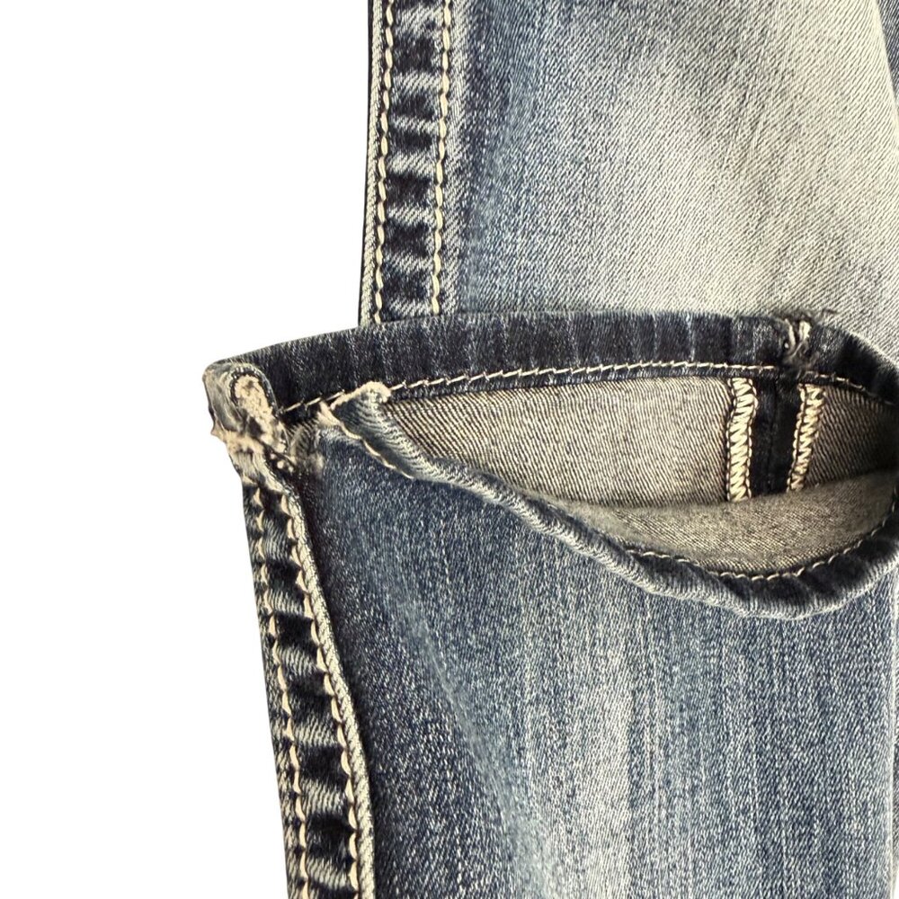 Miss Me Jeans Signature Straight (JE3074FTR) - Women's 30 - Fleur Di Lis Pocket - Picture 12 of 13